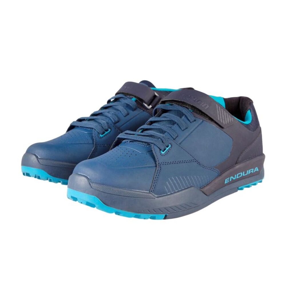 Endura Mens Mt500 Burner Logo Shoes / Navy